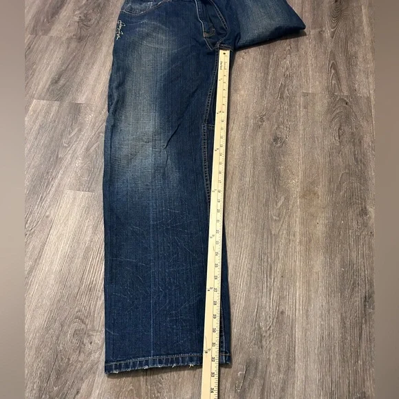 Vintage Y2k Sean John Baggy Jeans Mens 34x32 Blue Skater Grunge Wide Leg Blue - Picture 11 of 12